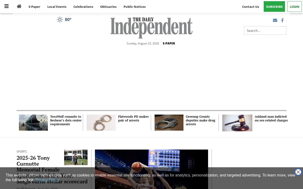 Boyd County crime news route at The Daily Independent